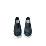 Retro style cloth shoes, height-enhancing cheongsam ethnic style women's cloth shoes, round toe wedge heels, ancient costume shoes, buckle ancient style embroidered shoes - Image 3